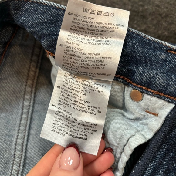 Toteme Ease In Denim straight leg button fly jeans - Picture 9 of 11